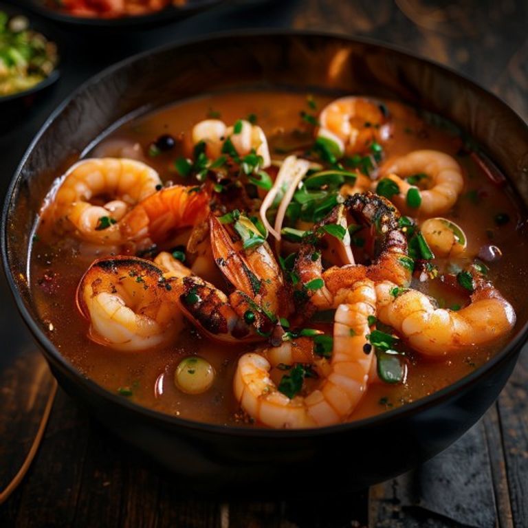 شوربة جمبري بالكليماري